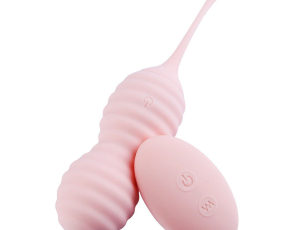 ביצת רטט כפולה עם שלט Rolling